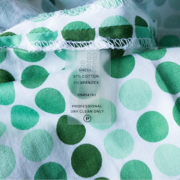 𝅺CALVIN Klein A-Line Dress Polkadot Designer Ladies Womens Size 10, fitted. - Picture 13 of 14